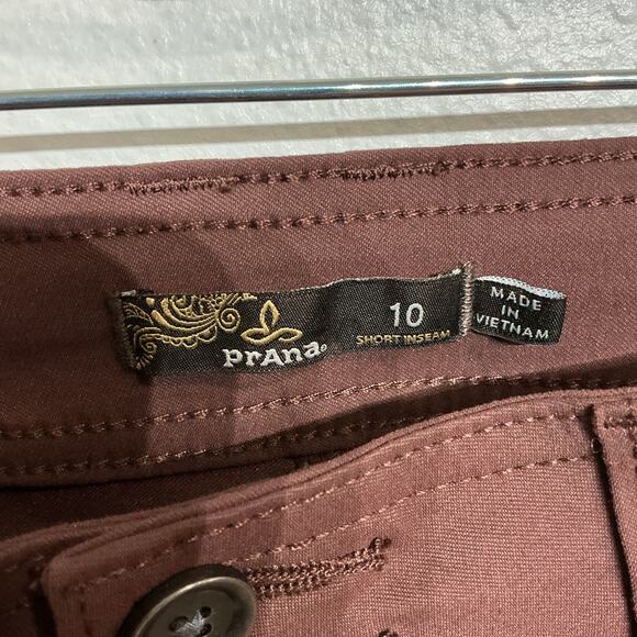 PrAna Thistle Halle Convertible RollUp Hiking Straight Leg Pants Sz 10 - Picture 5 of 13